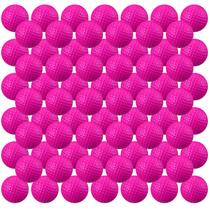 Bolas de treino de golfe de espuma Junkin, 80 unidades de rosa vermelha para crianças