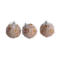 Bolas Decorativas de Natal Kit com 3 Unidades Bolas Decorativas de Natal Kit com 3 Unidades
