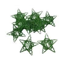 Bolas Decorativas De Rattan Em Forma De Estrela 10pcs Ornamentos De Vime Para Pendurar DIY