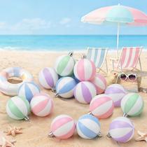 Bolas decorativas Janinka Pastel Beach, 6 cm, plástico, 24 unidades