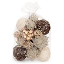 Bolas decorativas, saco, enchimento de tigelas, decoração de casa, ANDALUCA