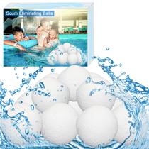 Bolas eliminadoras de escória Zzyyldu para piscina, banheira de hidromassagem e spa de 3 polegadas Bolas eliminadoras de escória Zzyyldu para piscina, banheira de hidromassagem e spa de 3 polegadas