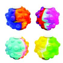 Bolas Fidget Toy GEDDES Pop 'N' Spin (12 por caixa) multicoloridas