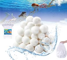Bolas Filtro para Piscina WOPLUSRO para Bomba de Filtro de Arena 2.1 kg Bolas Filtro para Piscina WOPLUSRO para Bomba de Filtro de Arena 2.1 kg