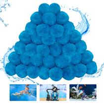 Bolas para Filtro de Piscina WLLEYAY 2,5 kg Eficientes y Reutilizables Azul