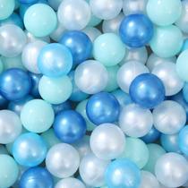 Bolas para Piscina de Bolas STARBOLO Perla 4 Colores Azules 100 unidades