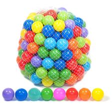 Bolas para Piscina de Bolinhas Plásticas Playz - 200 Unidades com 8 Cores