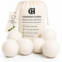 Bolas para Secadora de Lã Chaudhary Global XL 6 Unidades Ecológicas