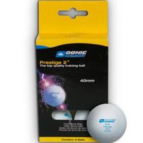 Bolas para Tênis de Mesa Donic Prestige 2 Branca com 6 Bolas