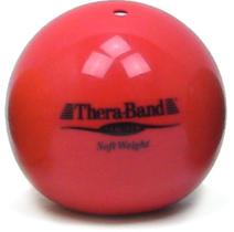Bolas pesadas Theraband Soft Weight 1,5 kg para beisebol vermelho
