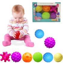 Bolas Sensoriais Texturizadas Em Cores Vibrantes Para Bebês De 6 a 12 Meses E Crianças De 1 a 3 Bolas Sensoriais Texturizadas Em Cores Vibrantes Para Bebês De 6 a 12 Meses E Crianças De 1 a 3