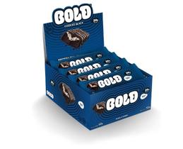 Bold Bar Caixa com 12unidades 60g Sabor Cookies Black 20g Proteina