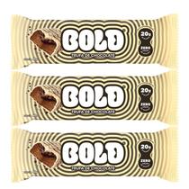 Bold Barra de Proteína Trufa de Chocolate contendo 3 unidades de 60g cada