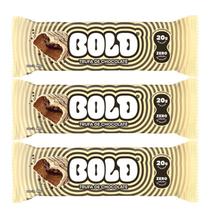 Bold Barra de Proteína Trufa de Chocolate contendo 3 unidades de 60g cada