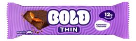 Bold Thin 40g Caramelo Crocante 12g de Proteina