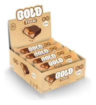 Bold Thin Barra De Proteína 12Un Barrinha Snacks Zero Açúcar Bold Thin Barra De Proteína 12Un Barrinha Snacks Zero Açúcar