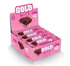 Bold Thin Barrinha Sabor Trufa de Morango Cx 12 Un Bold Snacks