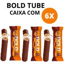 Bold Tube Barrinha Proteica Bold Bar 30g Kit com 6 Unidades - Paçoca