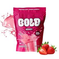 BOLD Whey Mousse de Morango 900g - BOLD Snacks