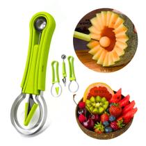 Boleador Decorador Cortador de Frutas e Legumes Facilidade em um Só Produto - KIT - WYM Acessório para frutas e verduras, casa e cozinha