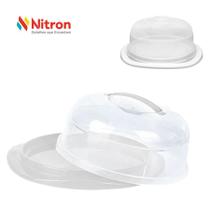 Boleira Barcelona Com Alça E Trava Plástico Cores 30cm Nitron