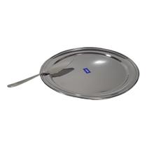 Boleira Brinox Sem Tampa Em Aço Inox Grande 32cm Com Espátula