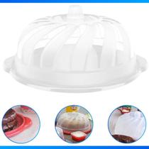 Boleira C/ Tampa Prato Redondo Porta Bolo Prato Pudim Manjar Pães Cozinha Festa Café da Manhã Padaria