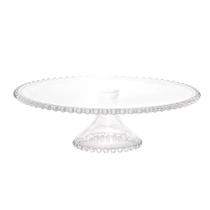 Boleira com Pé de Cristal Pearl 31cm - Wolff