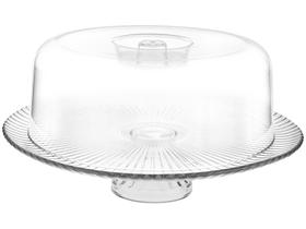 Boleira Com Pé Gourmet Em Vidro Com Tampa Plástica Ruvolo Boleira Com Pé Gourmet Em Vidro Com Tampa Plástica Ruvolo