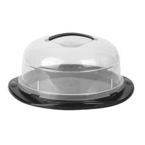 Boleira com Tampa de Trava e Alça Barcelona Porta Bolo de Mesa Plástico Cozinha Nitronplast