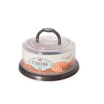 Boleira com Tampa Rosca e Alça Porta Bolo Redondo Retrô - Plasutil Boleira com Tampa Rosca e Alça Porta Bolo Redondo Retrô - Plasutil