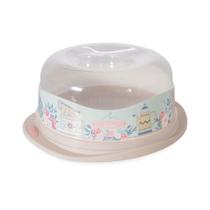 Boleira com Tampa Sem Rosca Para Sobremesas Decorada Coração Plasutil Boleira com Tampa Sem Rosca Para Sobremesas Decorada Coração Plasutil