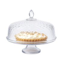 Boleira de Acrílico com Ambas para Caldas 30cm