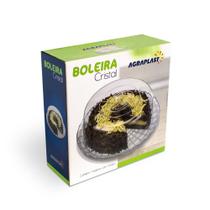 Boleira de Acrílico com Tampa Perfeita para Servir e Armazenar Bolos 945