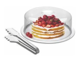 Boleira De Inox Com Tampa E Pegador - 3 Peças MARTINAZZO