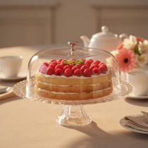 Boleira de Vidro com Pé e Tampa Home Special para Bolos e Sobremesas Ruvolo