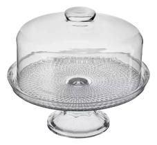 Boleira De Vidro Prato Para Bolo Com Pé Cúpula Colorida Boleira De Vidro Prato Para Bolo Com Pé Cúpula Colorida