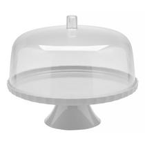 Boleira Festa 30cm com Pé Branco Fechado BF301BCF - Ou