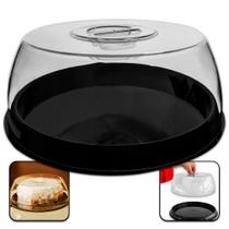 Boleira Grande Porta Bolo e Torta Forma Suporte para Bolo com Tampa Transparente