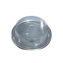 Boleira Inox com Tampa Acrílica para Servir e Armazenar