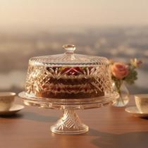 Boleira Luxxor 5 em 1, Suporte para Bolo, Saladeira, Petisqueira, Suporte para Salgados e Recipiente para Doces Ruvolo