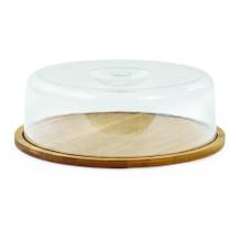 Boleira ou Porta Bolo Bambu com Tampa Ecokitchen