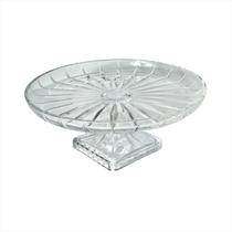 Boleira Para Bolos Doces Bailarina De Vidro Com Pé 31cm Boleira Para Bolos Doces Bailarina De Vidro Com Pé 31cm