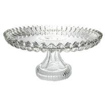 Boleira Prato para Bolo de Vidro Transparente Brasilia 26cm - City Glass