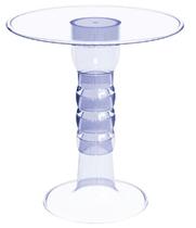 Boleira Redonda Colonial Sem Borda 22Cm Transparente Tasil