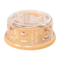 Boleira Redonda com Alça e Rosca Decorada Plasútil BEJE Nova coleção Boleira Redonda com Alça e Rosca Decorada Plasútil BEJE Nova coleção