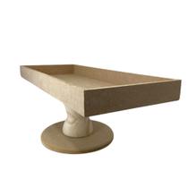 Boleira Rocambole Retangular Para Centro Mesa 35x15x13 MDF