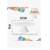 Boleira Slim 22cm Branca - Simplicidade e Elegância para Expor Seus Bolos com Estilo Boleira Slim 22cm Branca - Simplicidade e Elegância para Expor Seus Bolos com Estilo