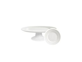 Boleira Split White Média 29cm em Cerâmica Alleanza