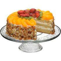 Boleira Suporte para Bolo em Vidro com Pé Libbey Selene